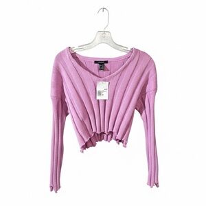Forever 21 Lilac Knit Top